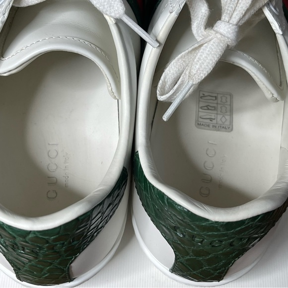 Gucci Ace Leather Sneakers for woman - Picture 6 of 8